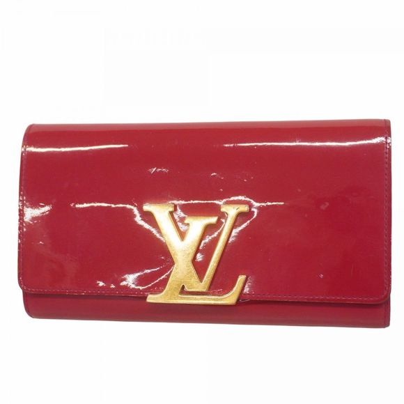 Louis Vuitton Vernis Portefeuille Louise Long Wallet M64550 Cerise  Women's - Picture 1 of 10